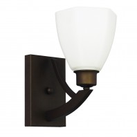 Oriel Lighting-BEDFORD 1 LIGHT Classically Styled Wall Light Antique Brown